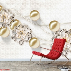 Wallpaper fl128 imitation pearl