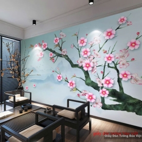 Wallpaper cherry blossom D085