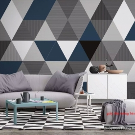 Stereoscopic wallpaper D088