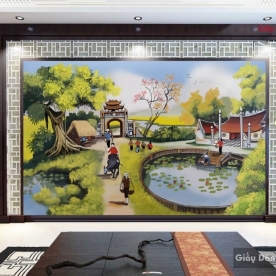 Wallpaper landscape countryside Q001