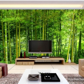 Wallpaper bamboo forest Tr077