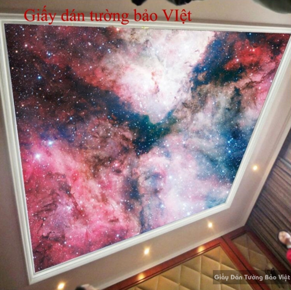 3D ceiling stickers galaxy galaxy C068 | Bao Viet wallpaper