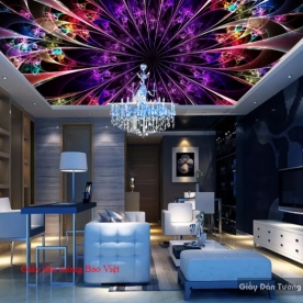 3D ceiling wallpaper C088