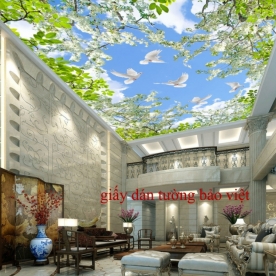 3D ceiling wallpaper K14839382