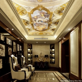 3D wallpaper for ceilings C015