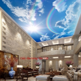 3D wallpaper for ceilings C063