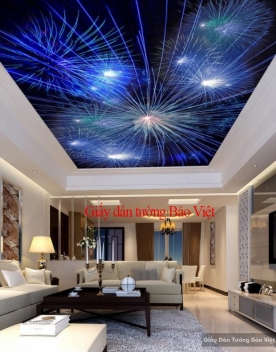 3D wallpaper for ceilings C064