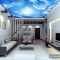 3D wallpaper for ceilings C065
