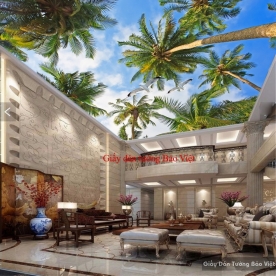 3D wallpaper for ceilings C071