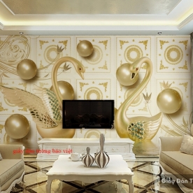 3D imitation pearl wallpaper FL056