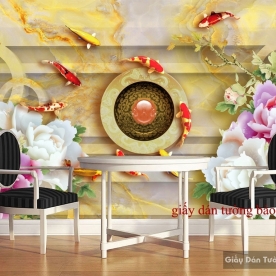 Beautiful pearl 3D wallpaper FL072