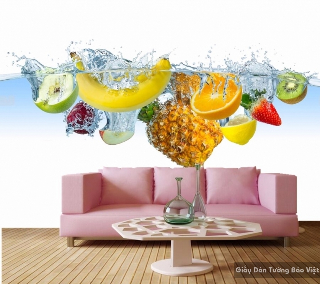 Wallpaper 3D fruit H067 | Bao Viet wallpaper