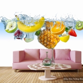 Wallpaper 3D fruit H067