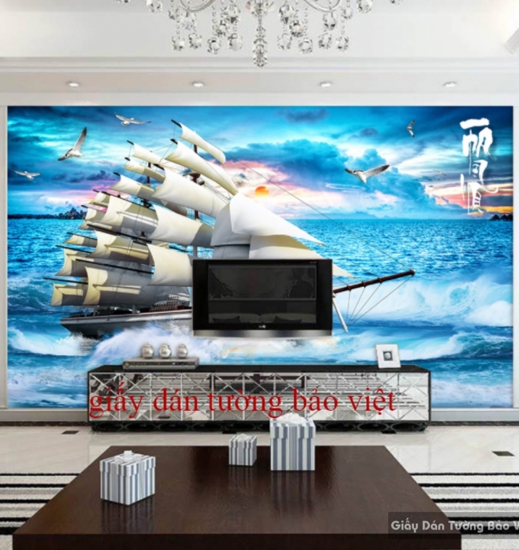 3D feng shui beautiful wallpaper K15242030