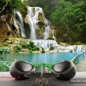 3D waterfall wallpaper W143