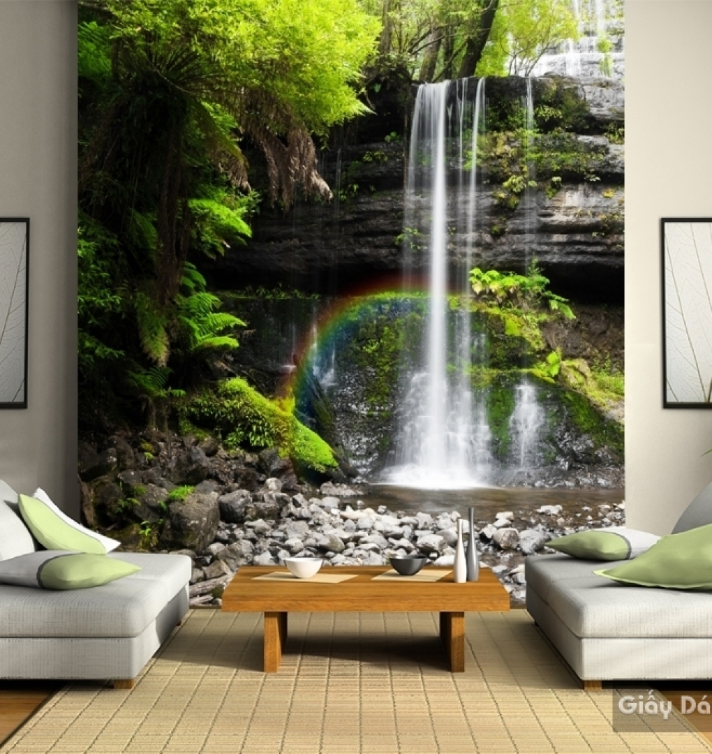 Wallpaper waterfall 3d W033