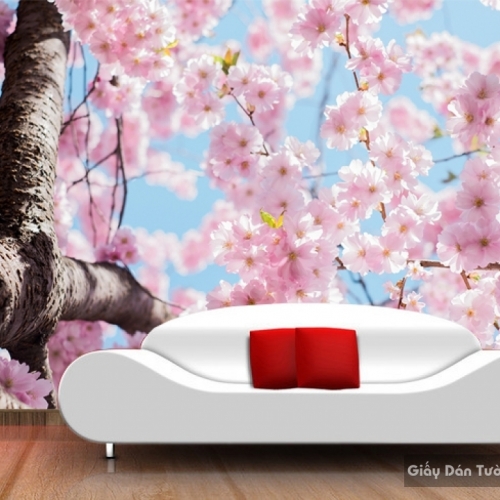 3D floral wallpaper H017