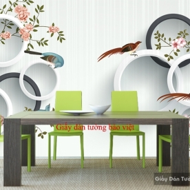 Wallpaper for dining room 3D-052