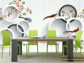 Wallpaper for dining room 3D-052
