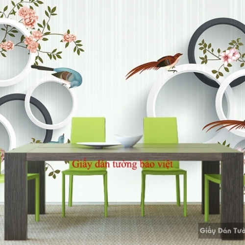 Wallpaper for dining room 3D-052