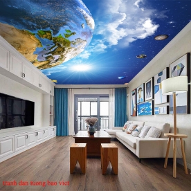 Galaxy ceiling wallpaper c188