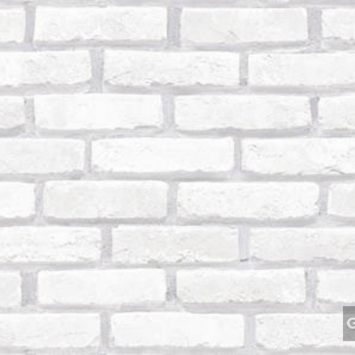 Wallpaper White brick imitation 8267-1
