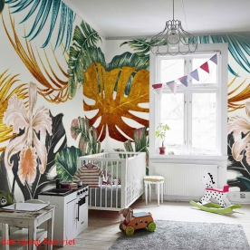 Wallpaper of leaves me026