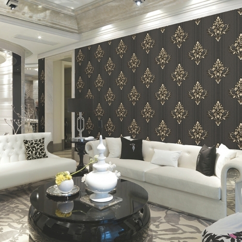 Korean Luxury Living Room Wallpaper 77189-3