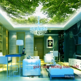 Living room ceiling wallpaper K14960818