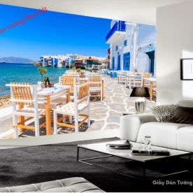 3D wallpaper living room S059