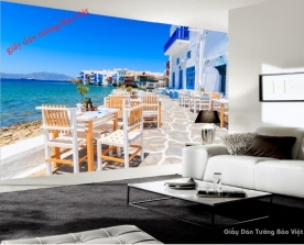 3D wallpaper living room S059