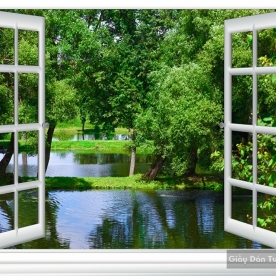 Wallpaper of living room window Tr069