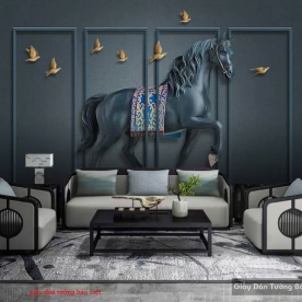 Wallpaper for living room D007