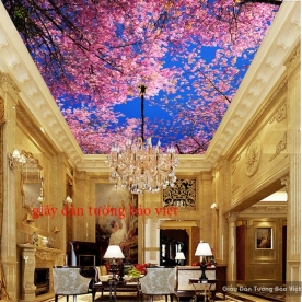 Living room ceiling wallpaper C027