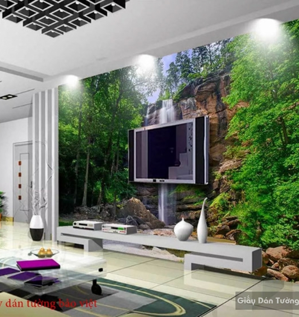 Landscape wallpaper for living room W140