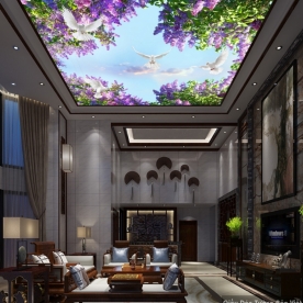 3D living room wallpaper C005