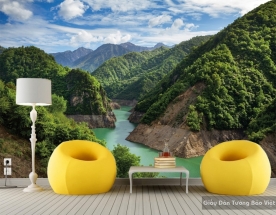 3D living room wallpaper M019