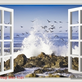 Wallpaper 3D living room S134