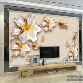 Beautiful 3D living room wallpaper K16334782