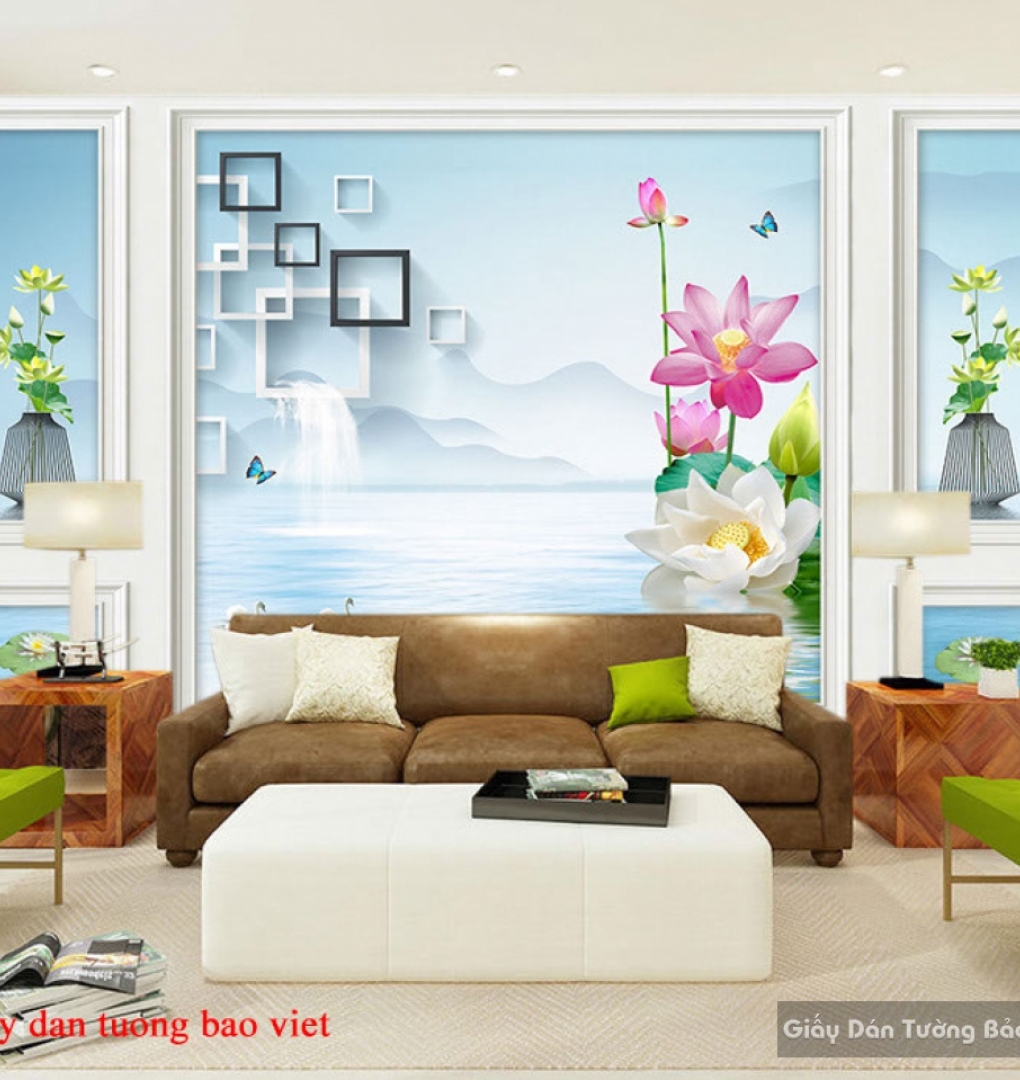 Wallpaper 3d-140 living room