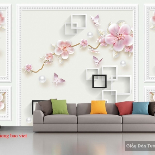 Wallpaper 3d-142 living room