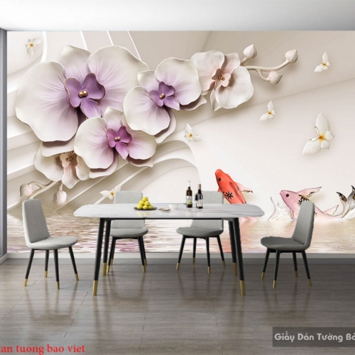 3d living room wallpaper FL146
