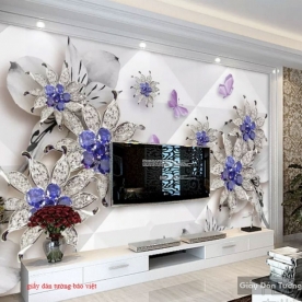 3d living room wallpaper d081