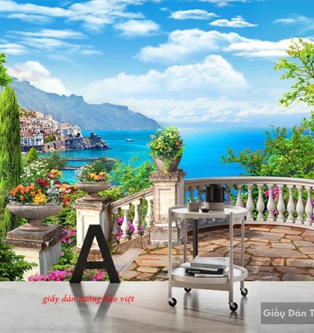 Wallpaper 3d living room s182