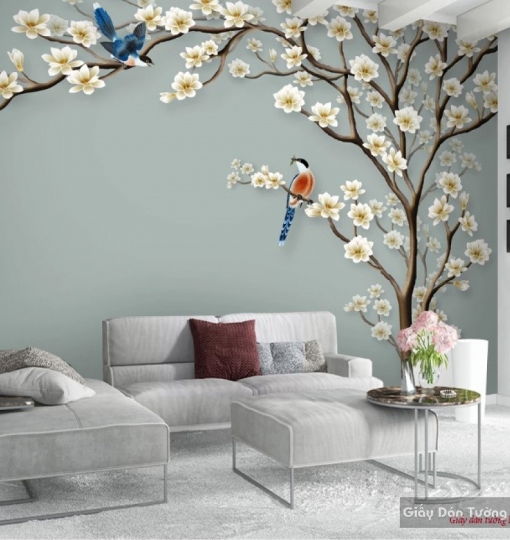 Wallpaper 3d living room v163