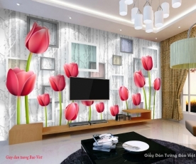 Wallpaper 3d living room v268