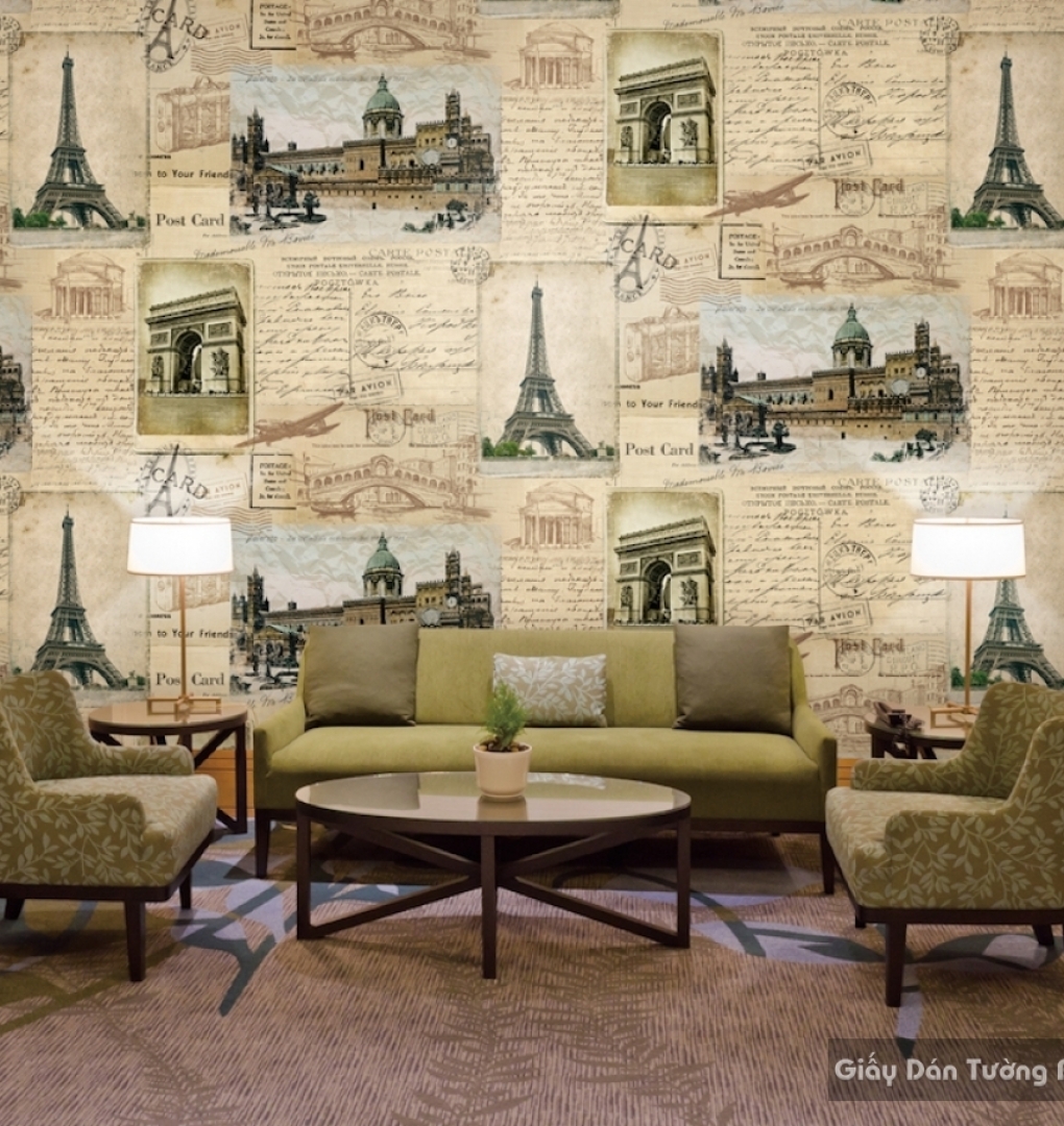 Wallpaper for living room 9334-1