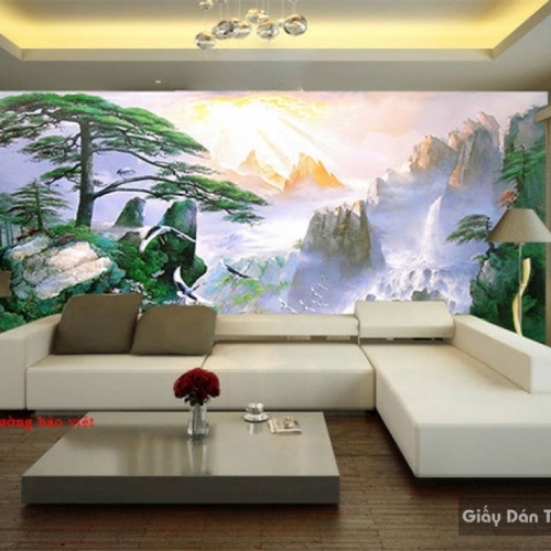 Living room wallpaper FT070