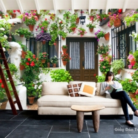 Wallpaper living room Fm081