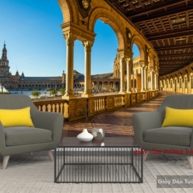 Wallpaper living room Fm114